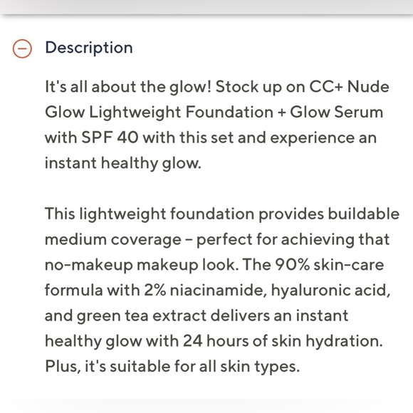 NEW It Cosmetics CC Cream Nude Glow in Tan Warm - Picture 4 of 8